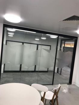 1. Manifestations cut to clients specifications - Nexus building - Leeds University