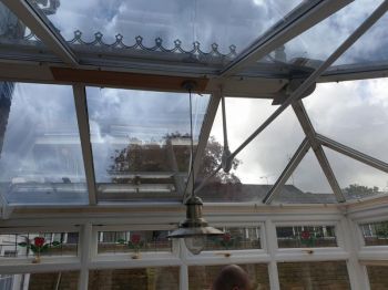 2. Anti heat/glare film to conservatory roof. Crawley - Surrey