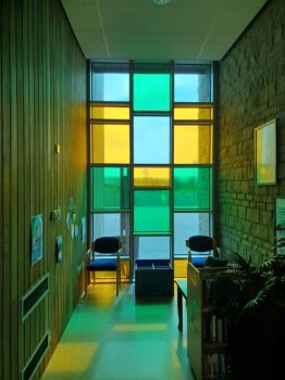 1. Transform your ordinary glazing with our colourful translucent films