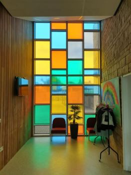 2. Transform your ordinary glazing with our colourful translucent films