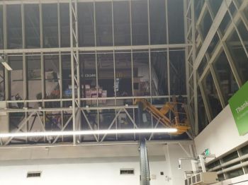 4. RN07 dual solarfilm to atrium. Asda - Owlcoates Shopping Centre in Pudsey