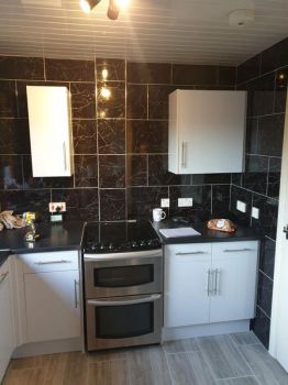 2. Kitchen wrapped in Gateshead - after