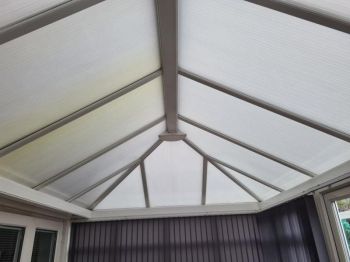 3. Solarcool installed to all existing polycarbonate roof panels in Denton, Tameside