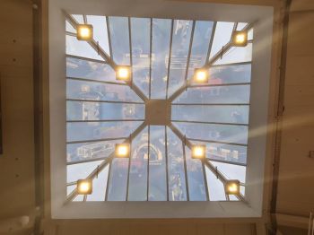 2. Silver 20 installed internally to large skylight at American Golf in Metro Centre Retail Park
