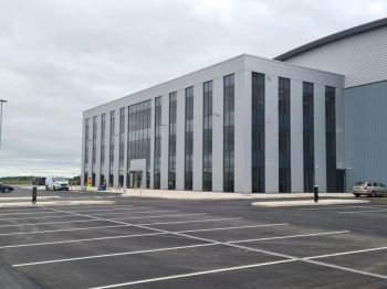 1. Manifestations supplied and installed over 3 floors to clients specifications at Croda in Goole