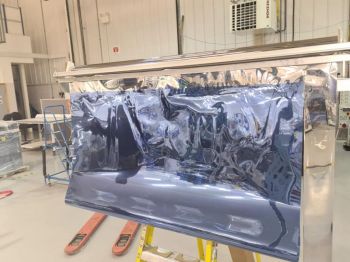 2. Blue reflective 15 to replacement panes for reception area roof at The Automotive Partnership in Royston