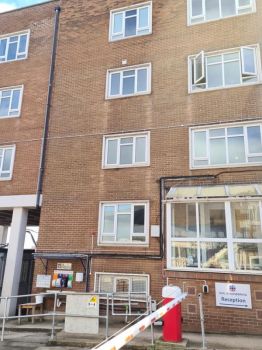 1. 1. Blackout and frost installed over 5 floors at Soul Engineering in Leeds